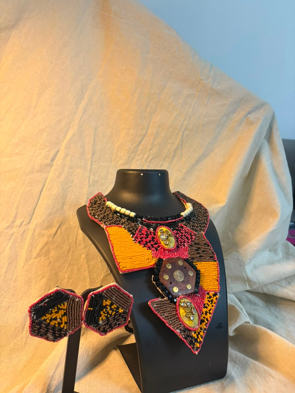Boho beads Necklace view 4