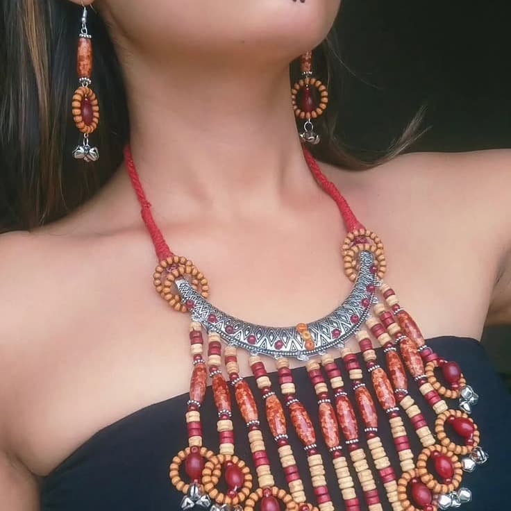 Rajwadi wooden beads Hasli view 2