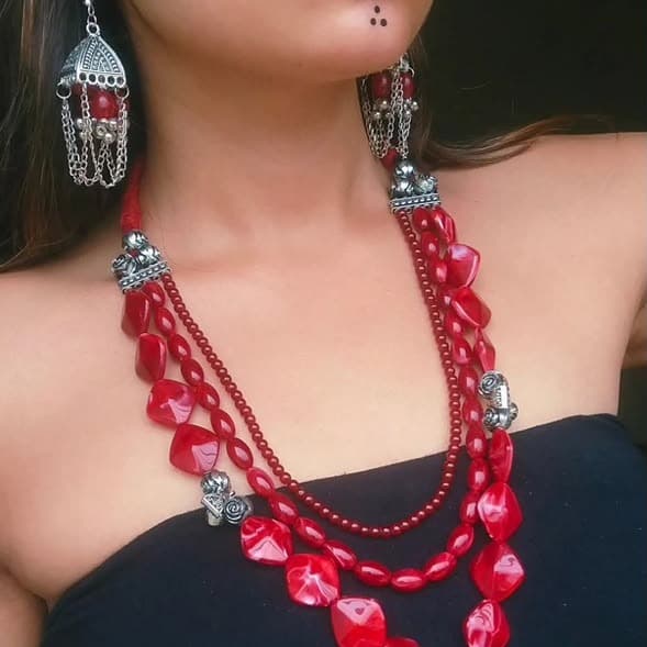 Meher Layered Necklace view 2