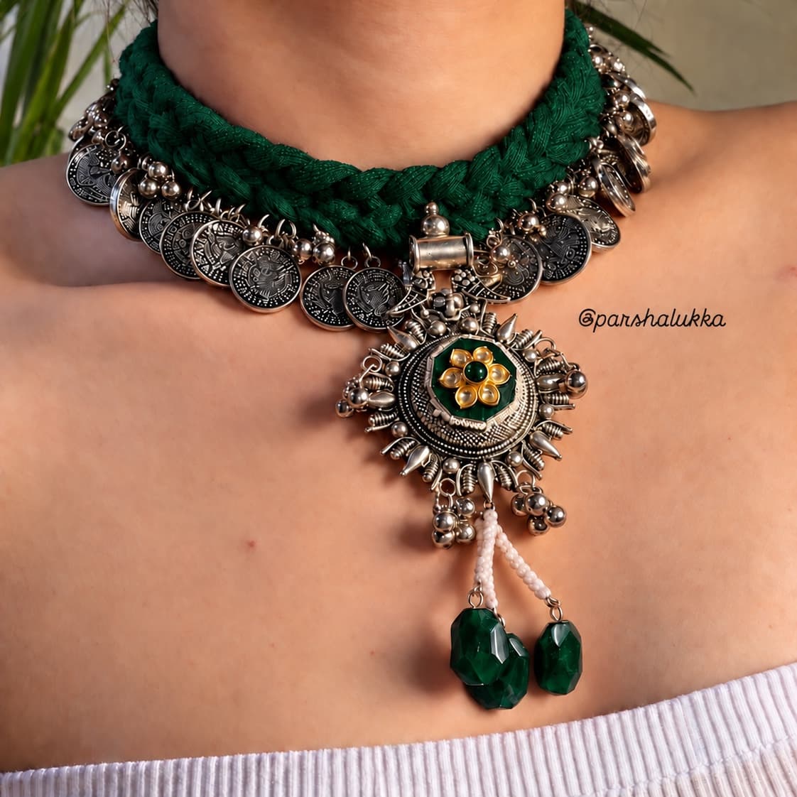Royal noor necklace view 2