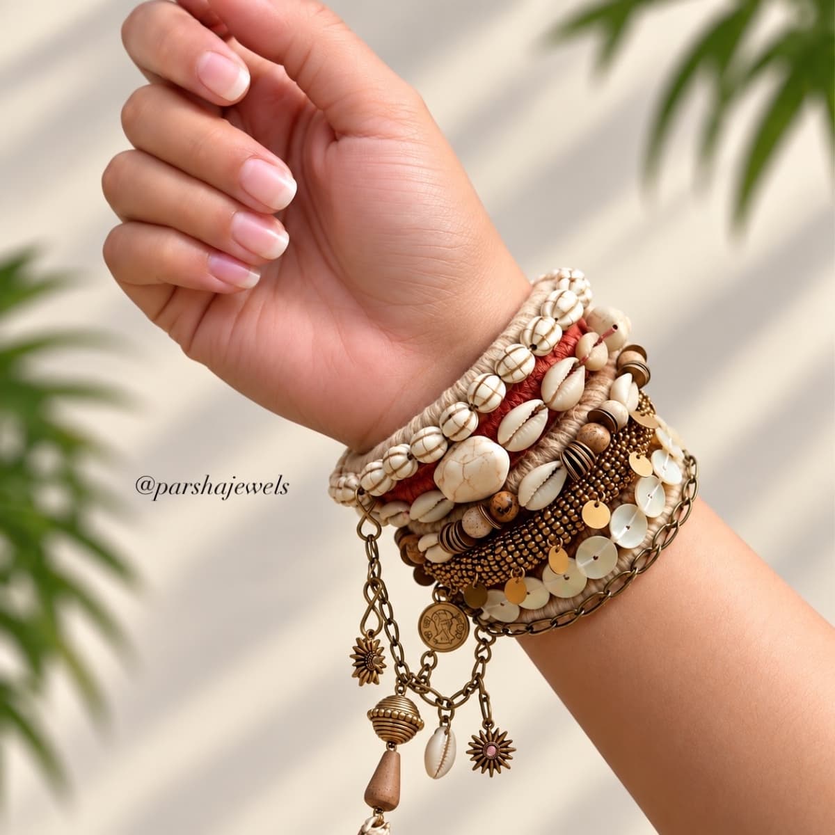 Boho charms bangles