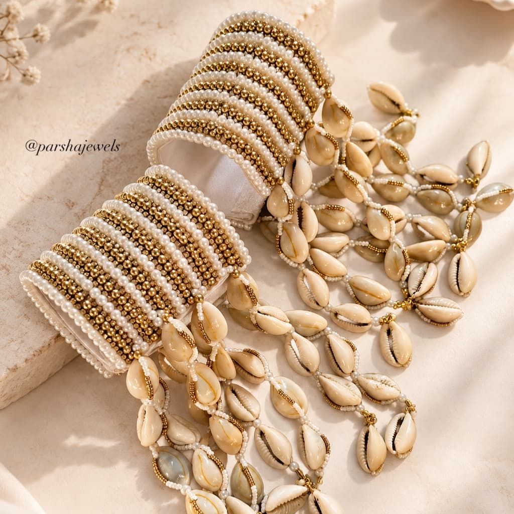 Bohemian kauri shells handcuffs